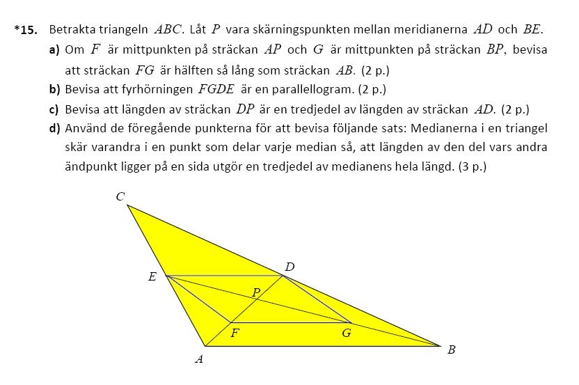 Matematikuppgiften.