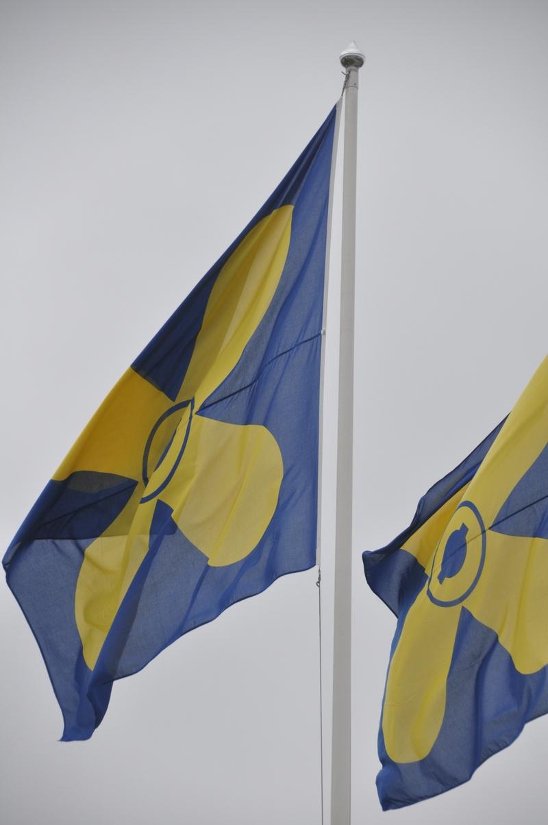 Kimitoöns flagga.