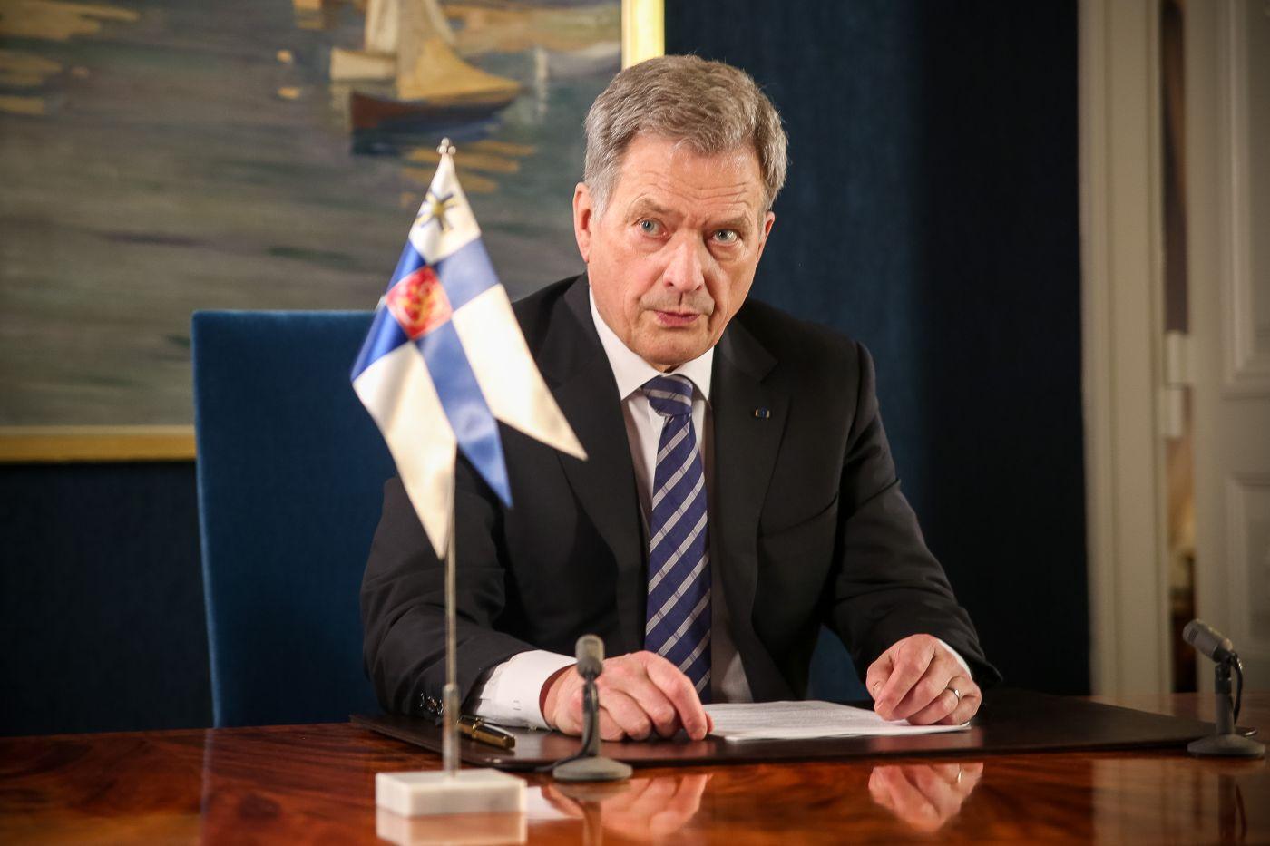 President Sauli Niinistö. Foto: Presidentens kansli