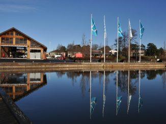 Södra hamnen i Nagu