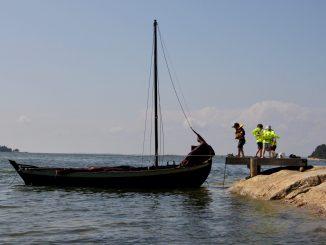 Båt i skärgården.