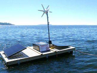 Flotte med sälskrämmarteknik på havet