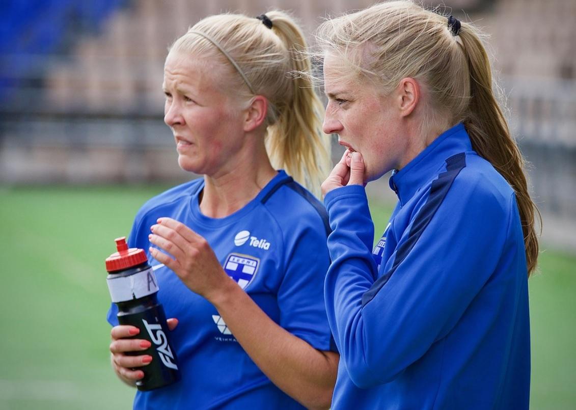 Linda Sällström och Adelina Engman fick inte hål på Island. SPT-arkivfoto