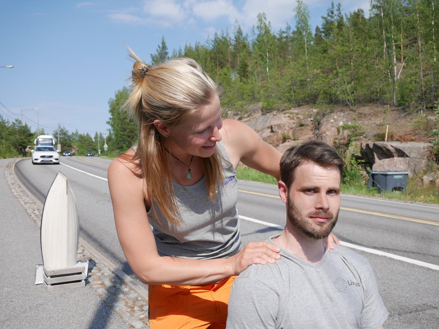 Marika Melkko och Linus Pakalén.