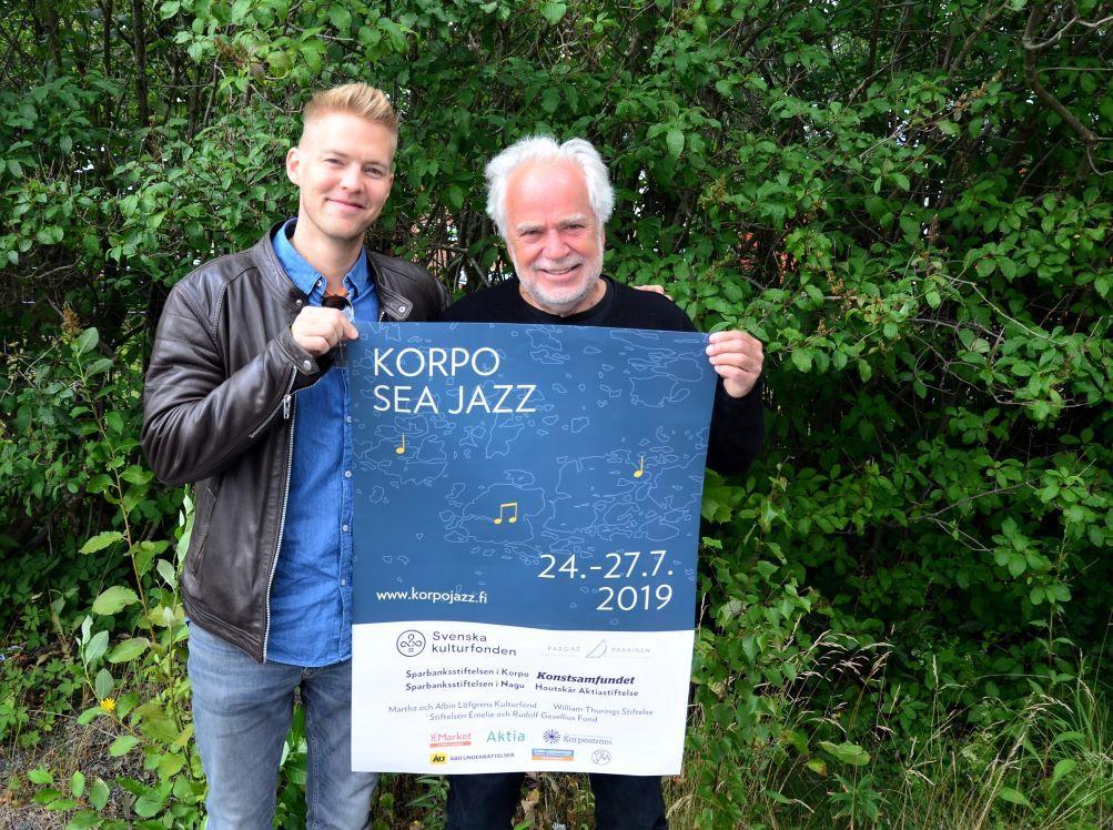 Ville Pynssi (t.v.) och Bosse Mellberg