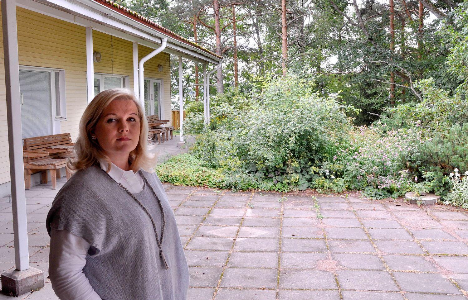 Hanna Ansas vid Karinahemmet