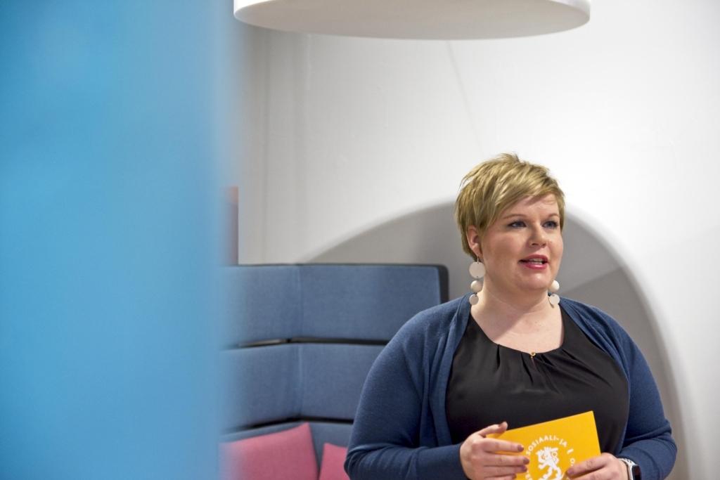 Annika Saarikko (C) valdes in i riksdagen från Egentliga Finlands valkrets. SPT