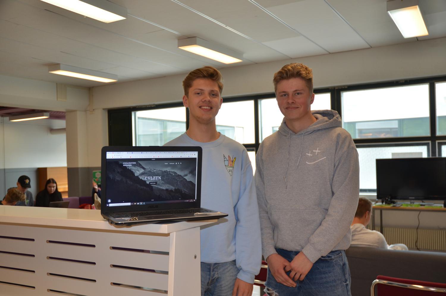 Två unga entreprenörer