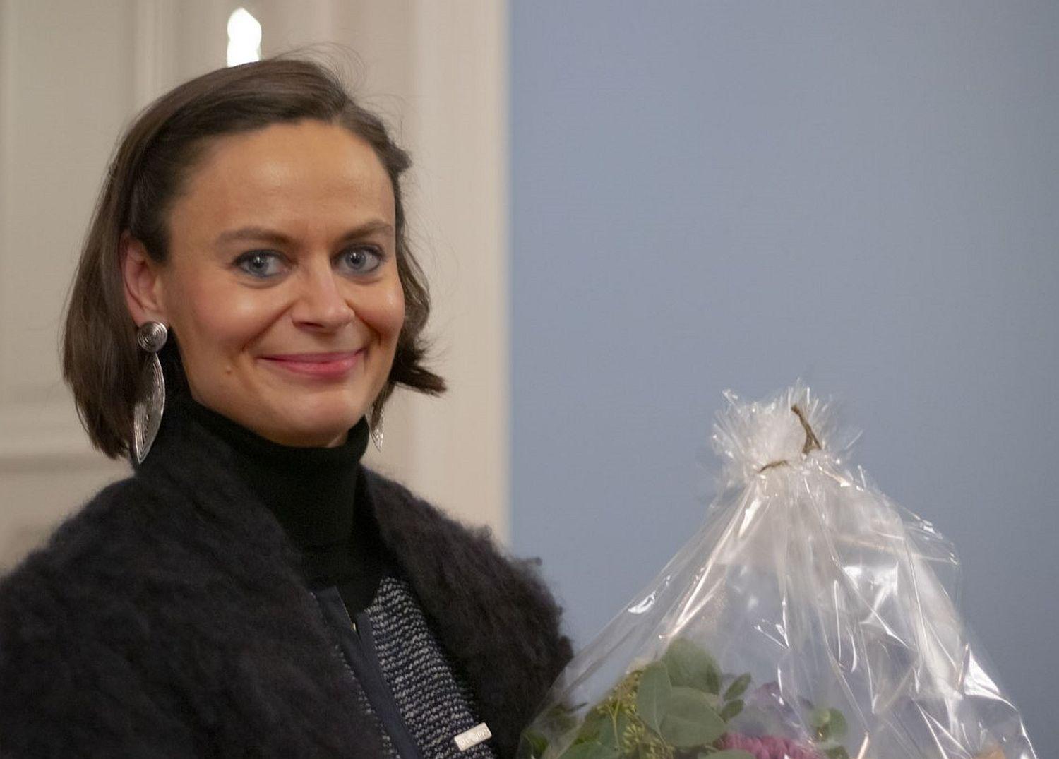 Anna-Karin Tötterman valdes till ordförande för SFP i Åbo 18.11.19.