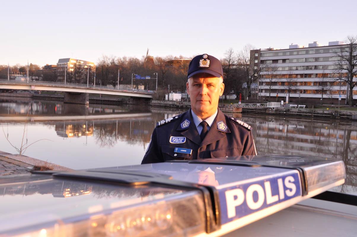 Polischef Risto Lammi.