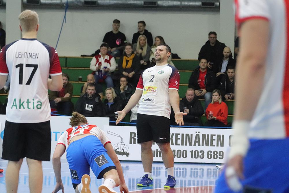 En handbollsspelare