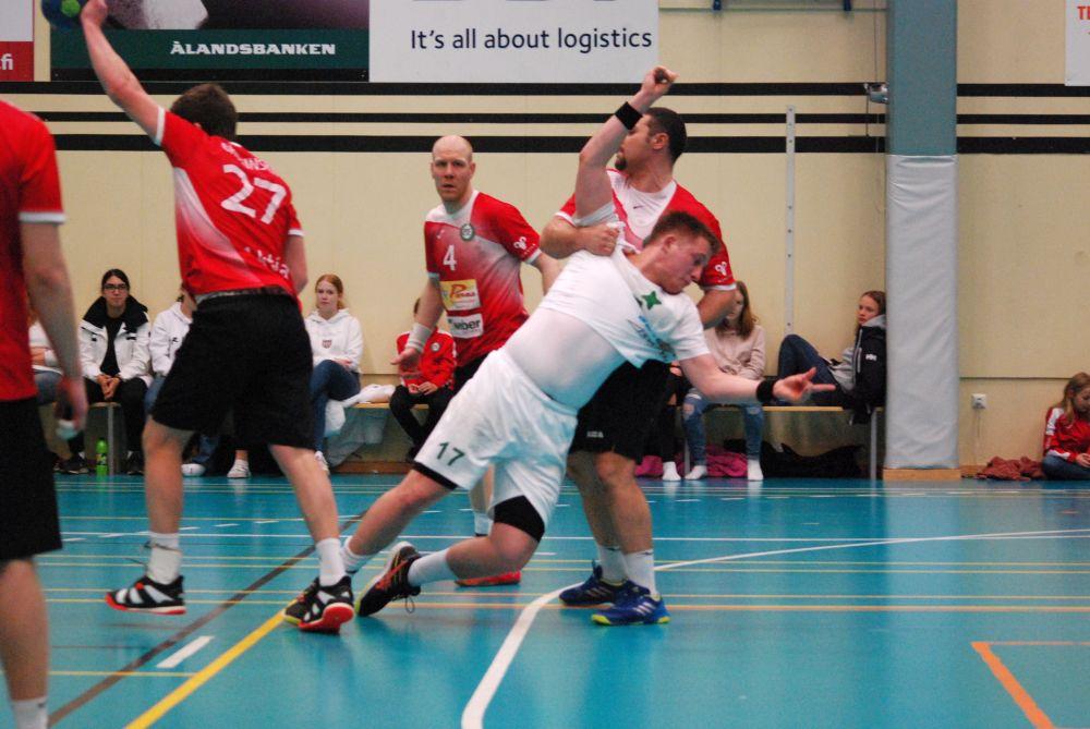 En handbollsspelare