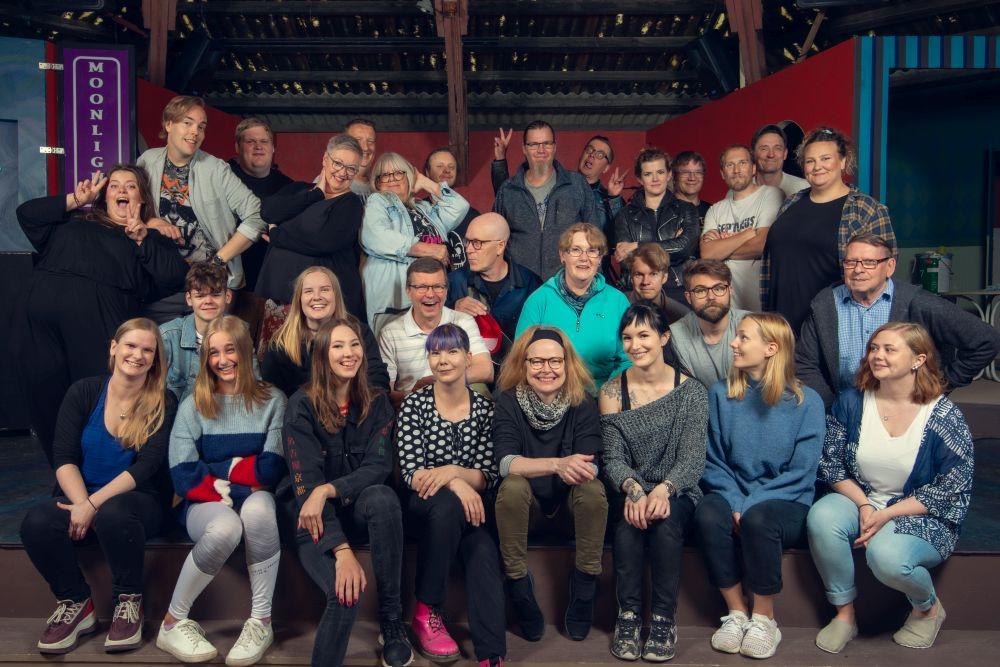 Grupp av människor.