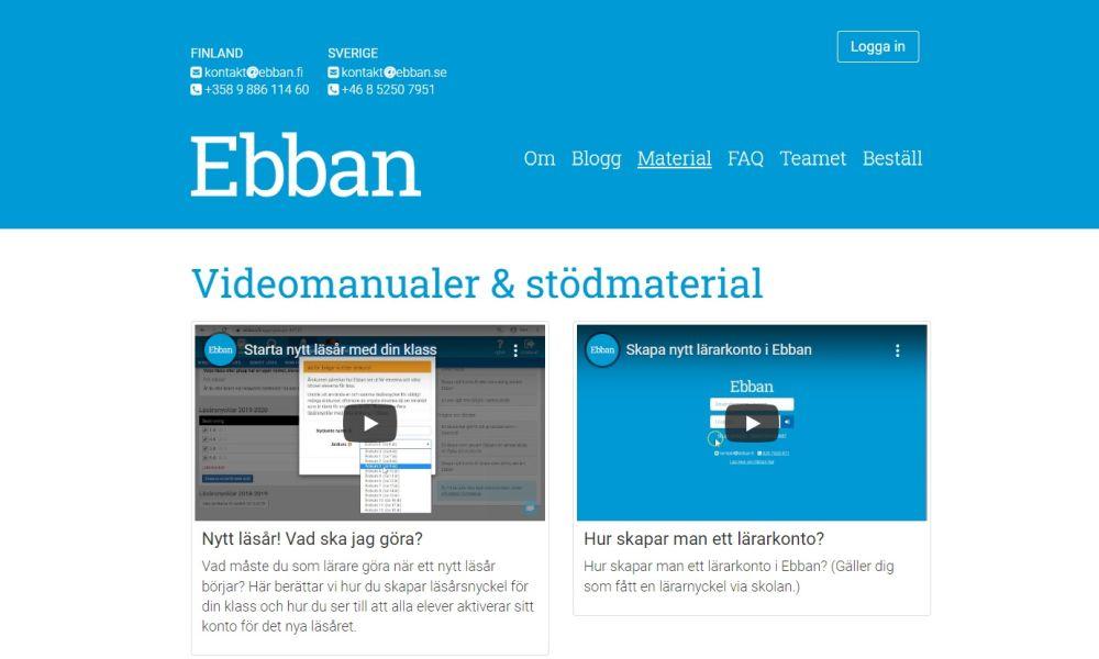 Bild av webbsida