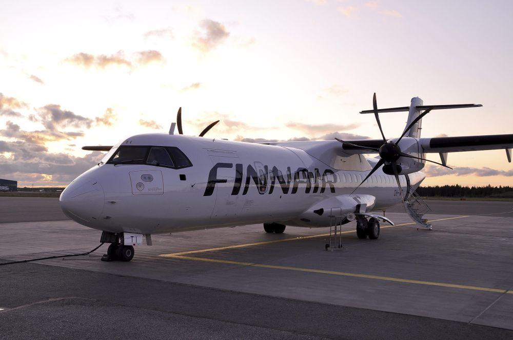 Finnairflyg på Åbo flygplats