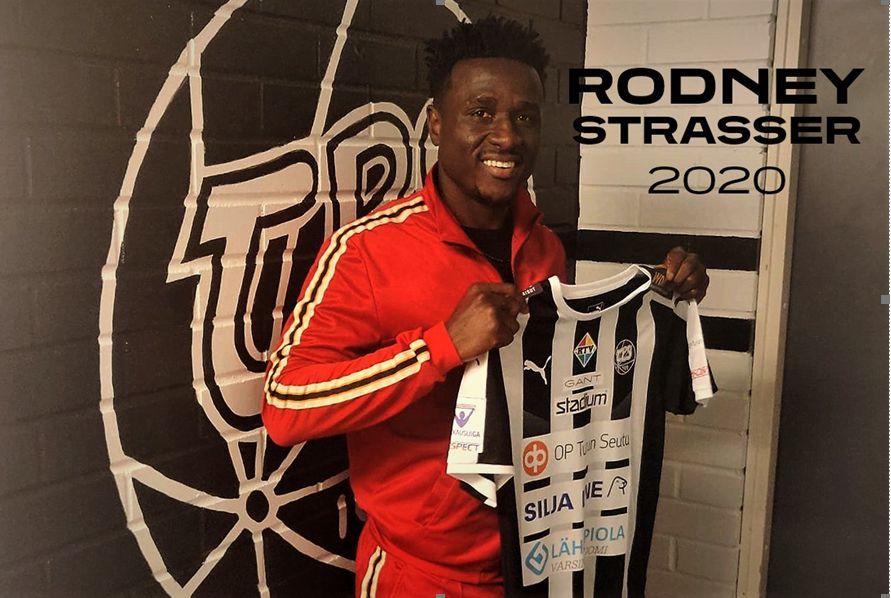Rodney Strasser med TPS spelartröja